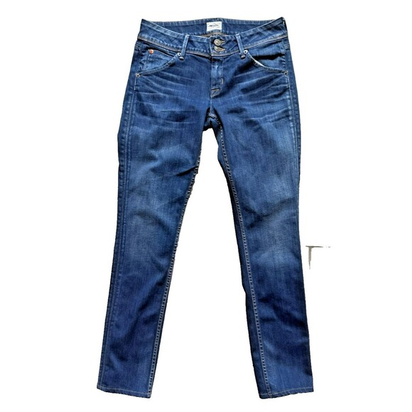Hudson Collin Skinny Jean Size 26 Back Flap Pocket Dark Wash - Picture 1 of 9